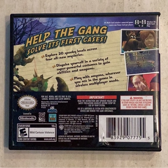 Scooby-Doo First Frights Nintendo DS Game & Who’s Watching Who Nintendo DS Games - Picture 11 of 11